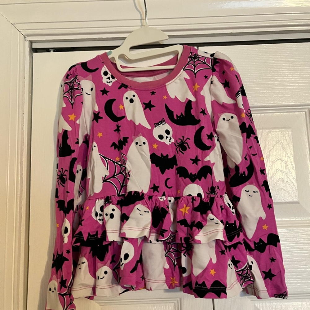 Pink Halloween Ghost Bamboo Shirt